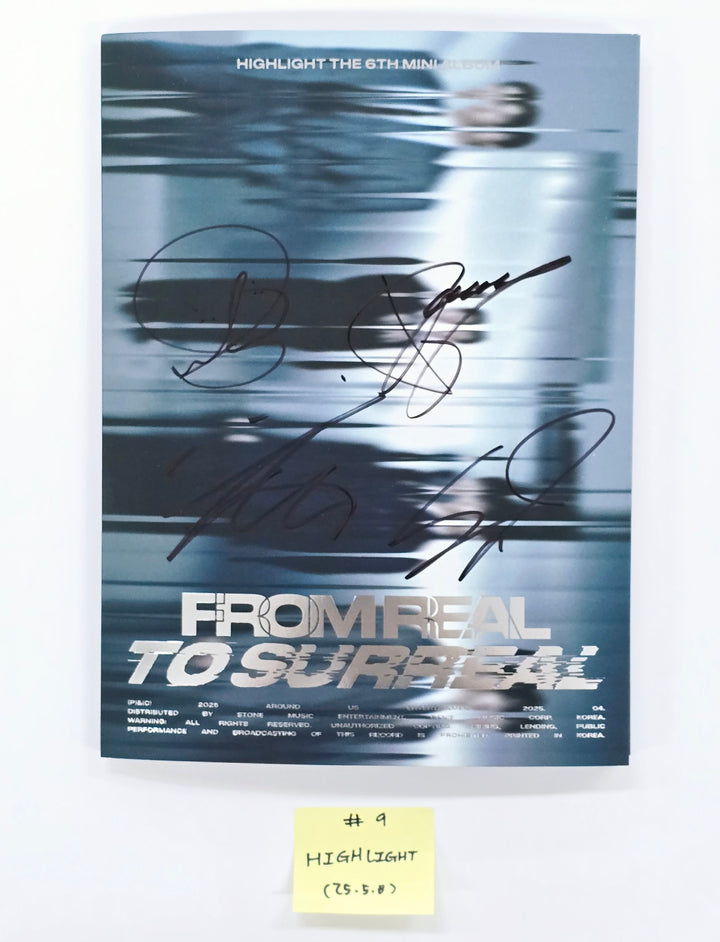 NEXZ "O-RLY?", AMPERS&ONE "WILD&FREE", HIGHLIGHT "From Real to Surreal" - Hand Autographed(Signed) Promo Album [25.5.8]