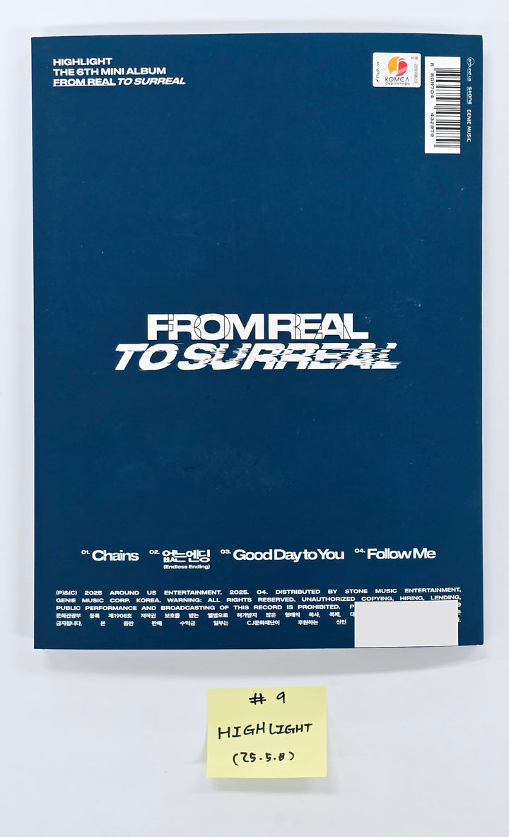 NEXZ "O-RLY?", AMPERS&ONE "WILD&FREE", HIGHLIGHT "From Real to Surreal" - Hand Autographed(Signed) Promo Album [25.5.8]