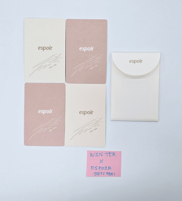 Winter (Of Aespa) - ESPOIR Event Photocards Set (4EA) [25.5.8]