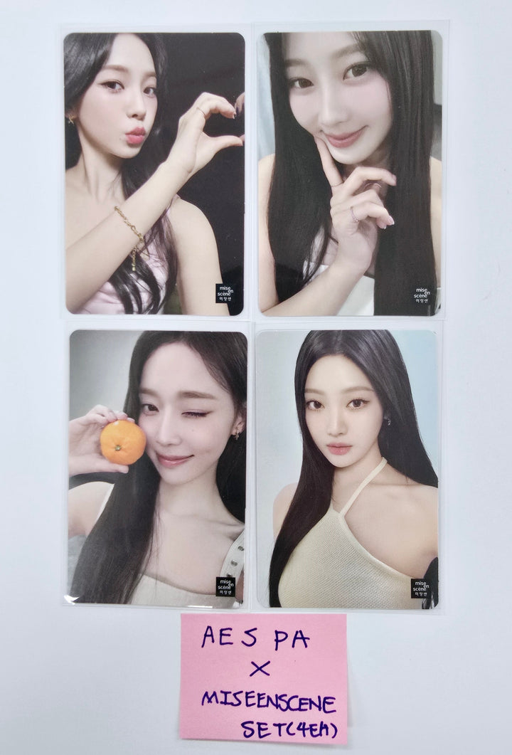 Aespa - Mise En Scene Event Photocards Set (4EA) [25.5.8]