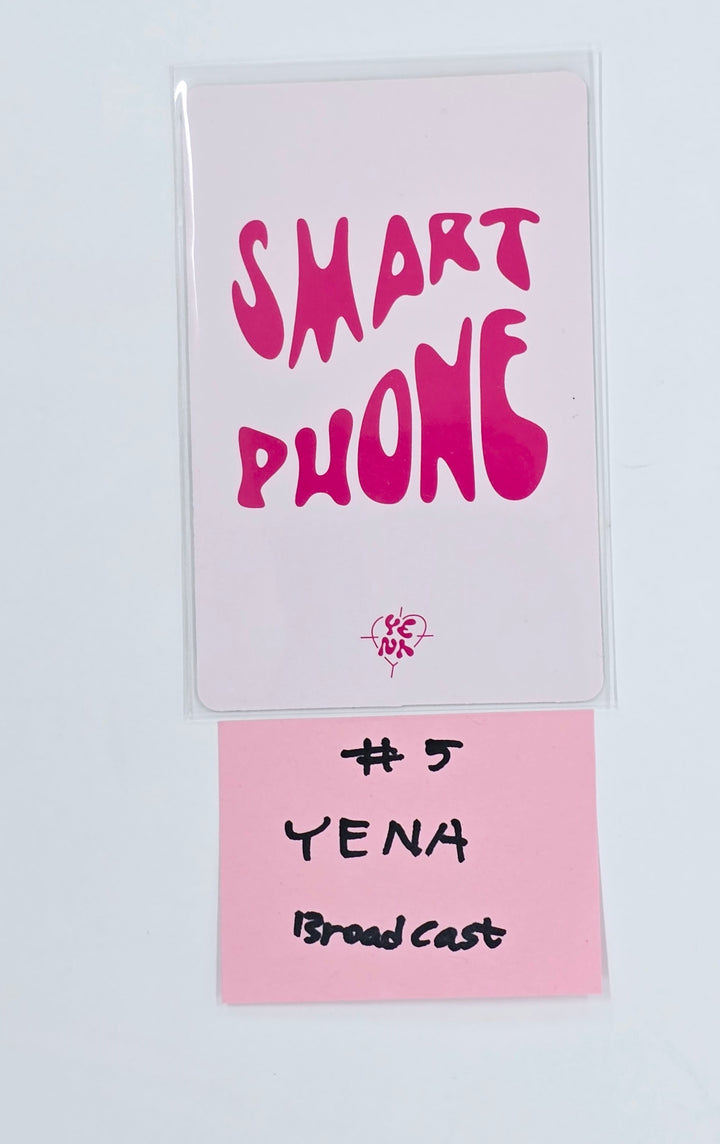 Yena "SMART PHONE" - Broadcast Photocard [25.5.8]