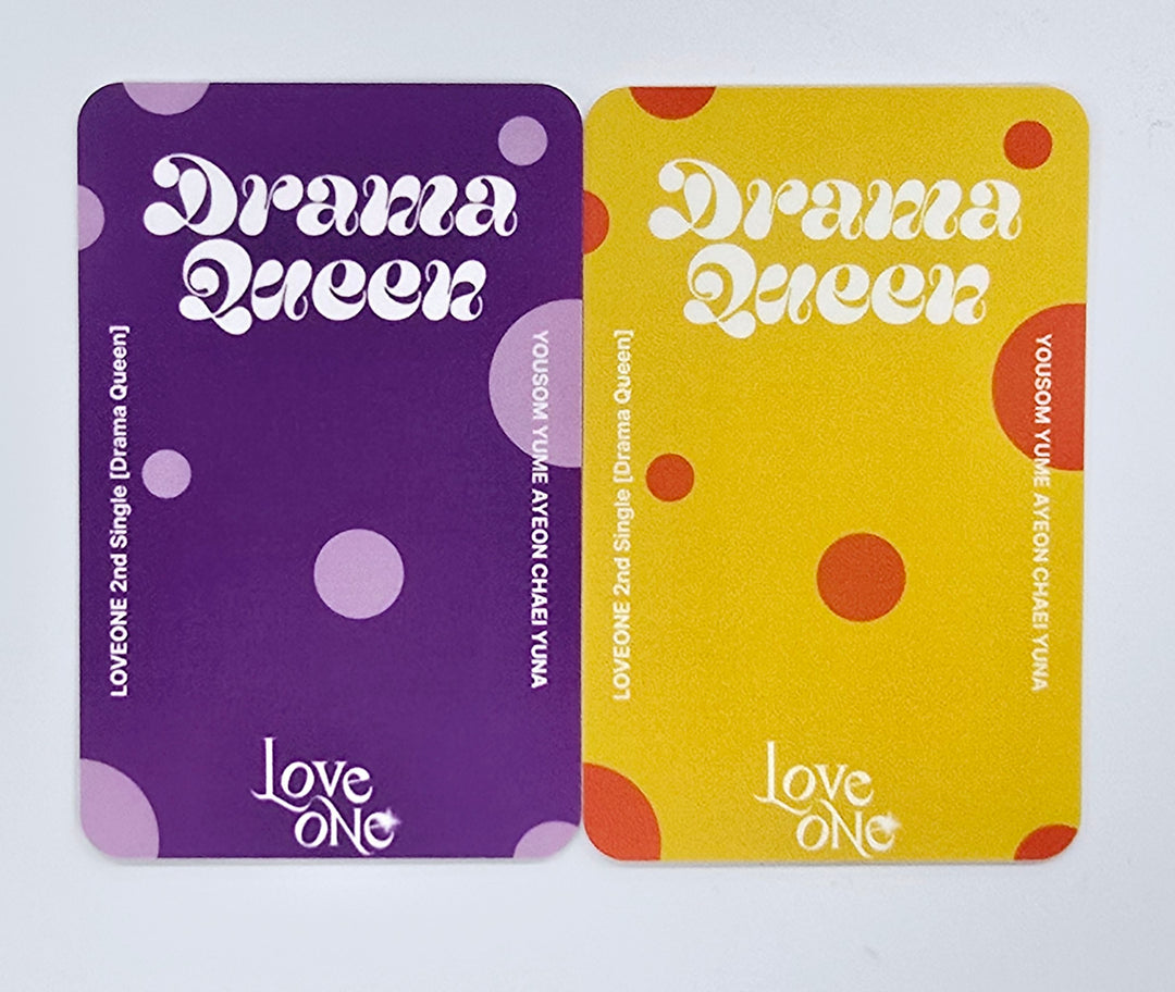 LOVEONE "Drama Queen" - Hand Autographed(Signed) Photocard [25.5.9]
