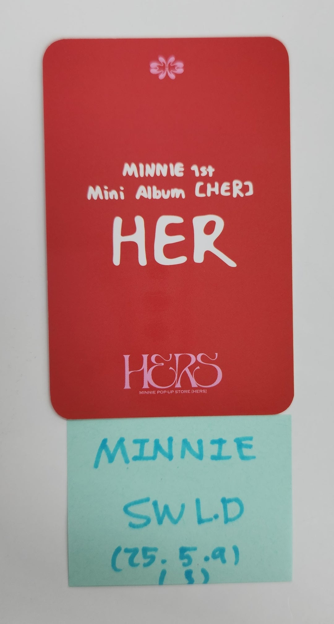 Minnie (of (G)I-DLE) "Her" - Soundwave Lucky Draw Event Photocard [25.5.9]