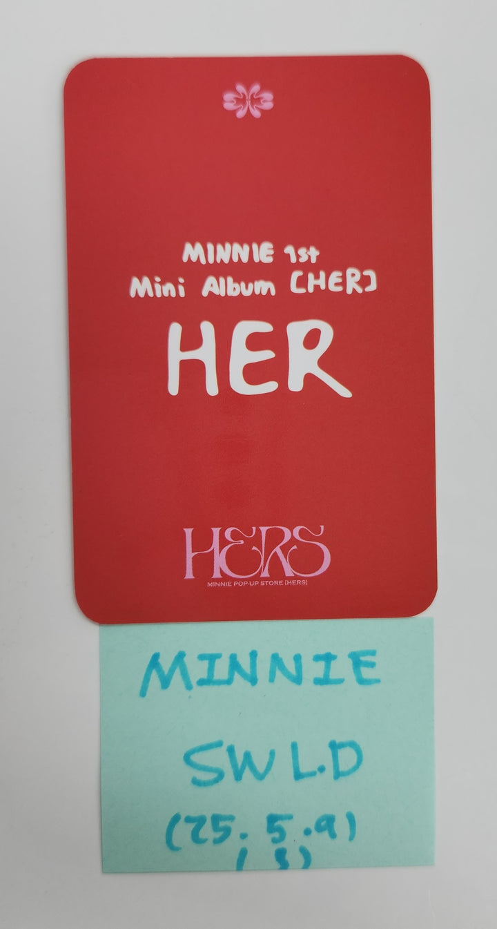 Minnie (of (G)I-DLE) "Her" - Soundwave Lucky Draw Event Photocard [25.5.9]