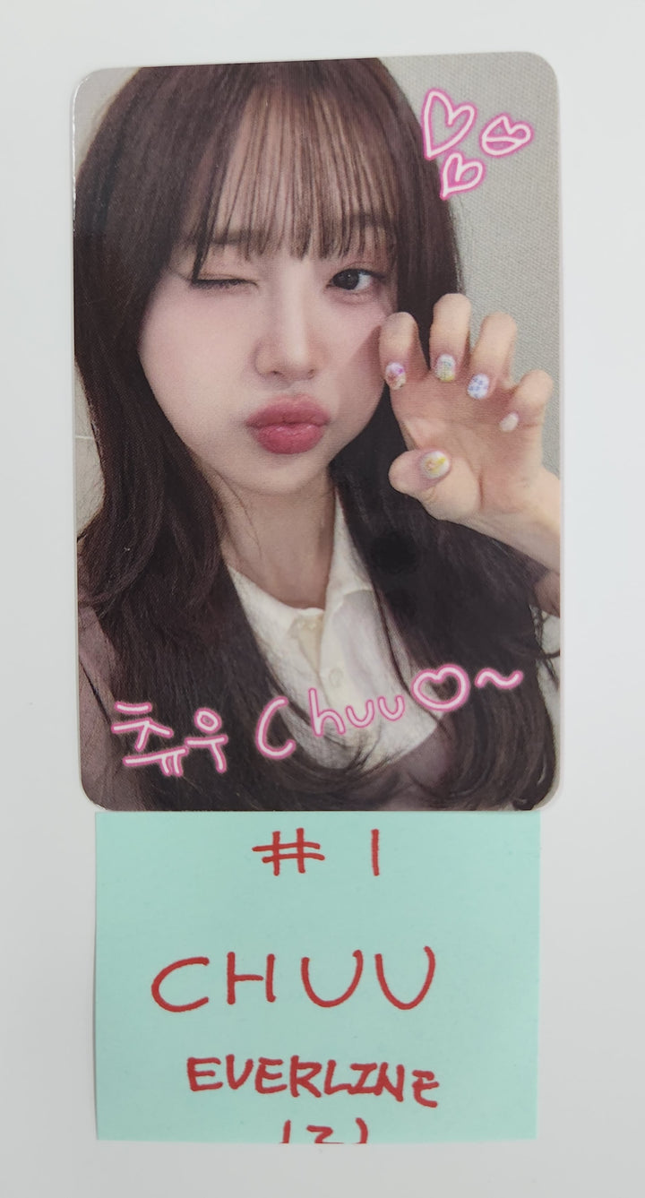 CHUU "Only cry in the rain" - Everline Fansign Event Photocard [25.5.9]