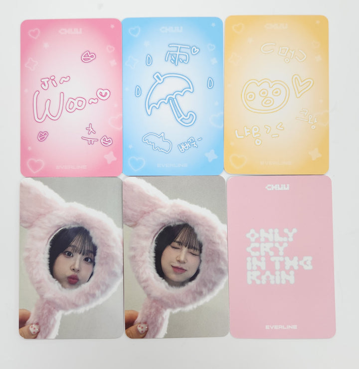 CHUU "Only cry in the rain" - Everline Fansign Event Photocard [25.5.9]