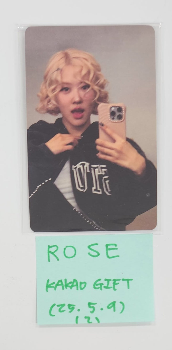 ROSÉ (of Black Pink) "rosie" - KAKAO Gift Photocard [25.5.9]