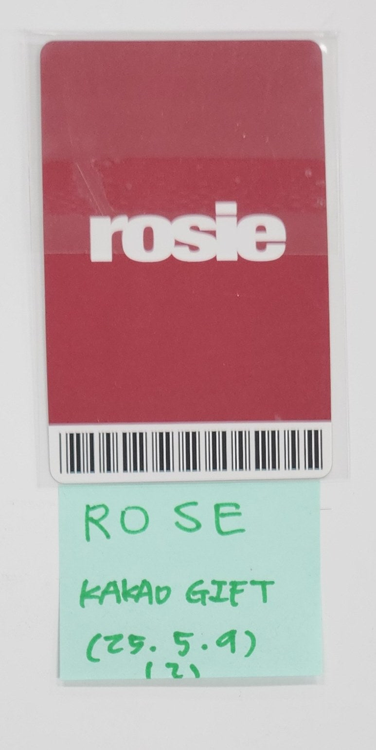 ROSÉ (of Black Pink) "rosie" - KAKAO Gift Photocard [25.5.9]