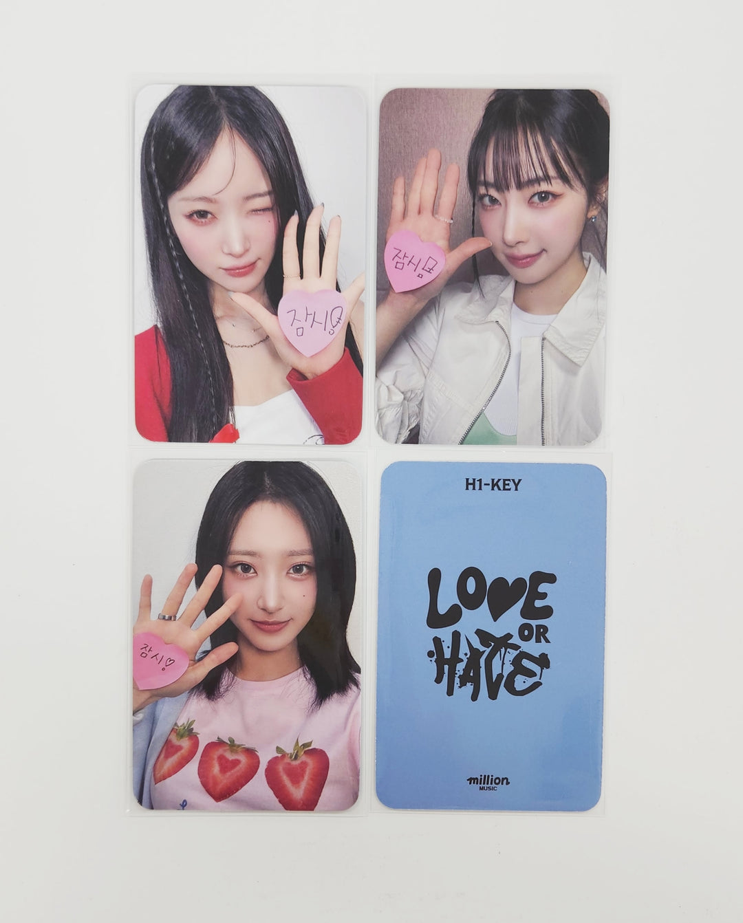 H1-KEY "LOVE or HATE" - Million Music Fansign Event Photocard [Poca Ver.] [25.5.12]