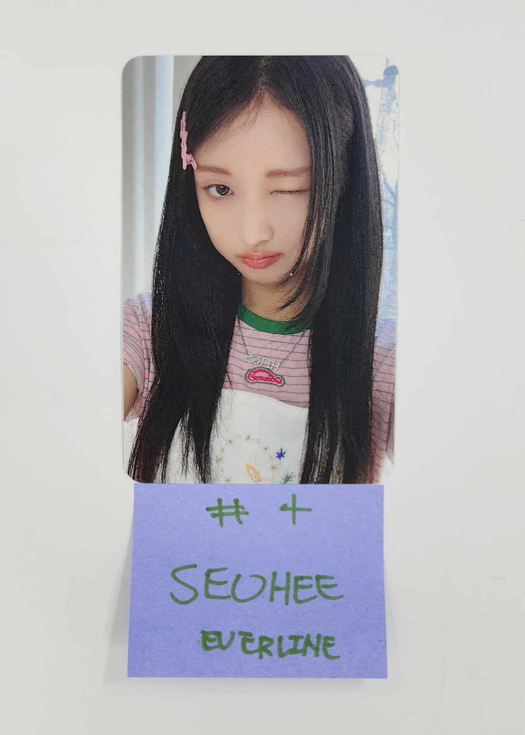 HITGS "Things we love : H" - Everline Fansign Event Photocard [Ever Ver.] [25.5.12]