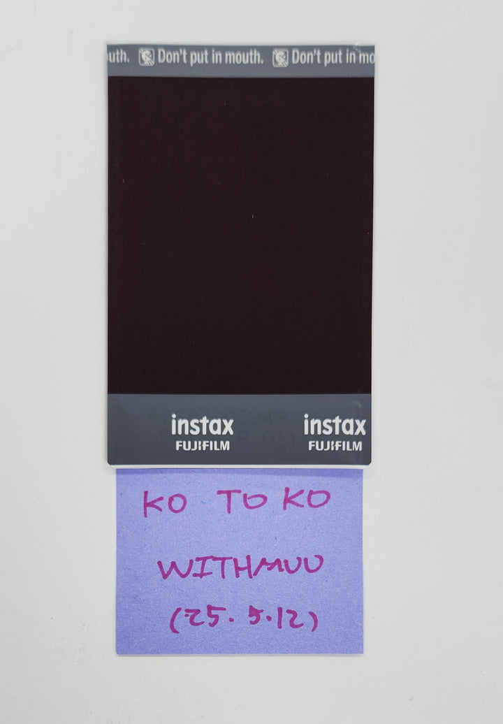 Kotoko (Of UNIS) "SWICY" - Hand Autographed(Signed) Polaroid [25.5.12]