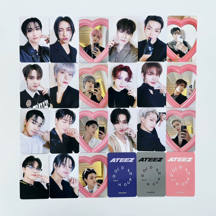 Ateez "GOLDEN HOUR : Part.2" - Makestar Fansign Event Photocard Round 7 [Poca Ver.] [25.5.12]