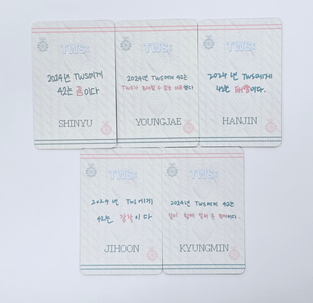 TWS "TRY WITH US" - 2024 MBC Gayo Daejejeon broadcast Photocard [25.5.13]