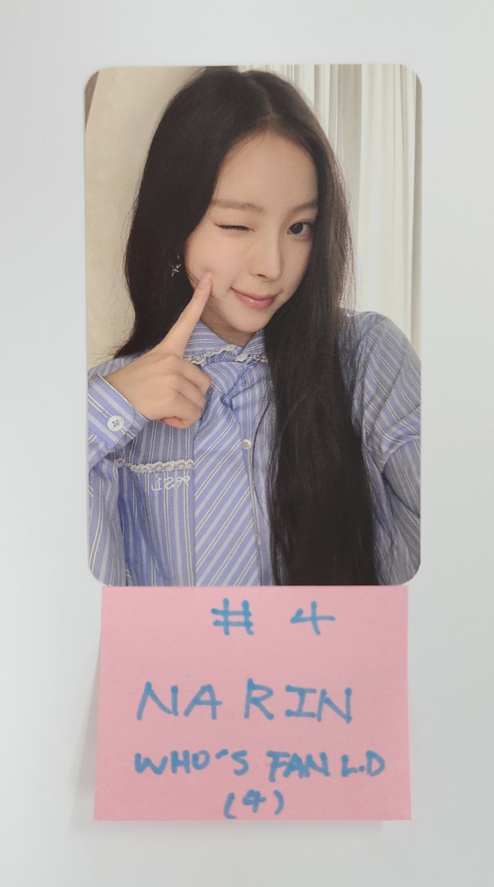 MEOVV "MY EYES OPEN VVIDE" - Who's Fan Cafe Lucky Draw Event Photocard, Drink Event Photo [25.5.13]