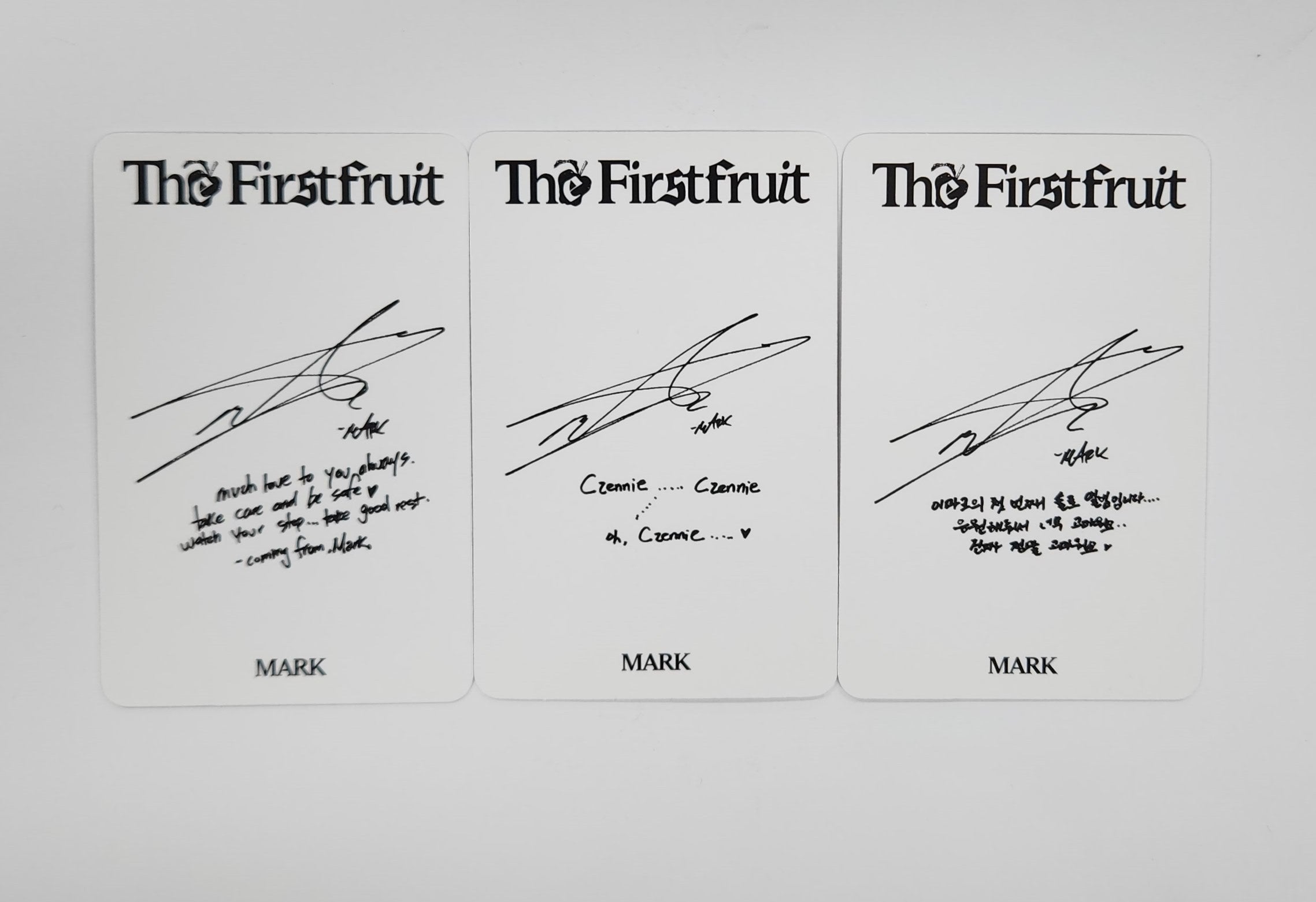 NCT DREAMマーク Firstfruit makestar 2枚セット KakaoTalk_20250425_163018207_2