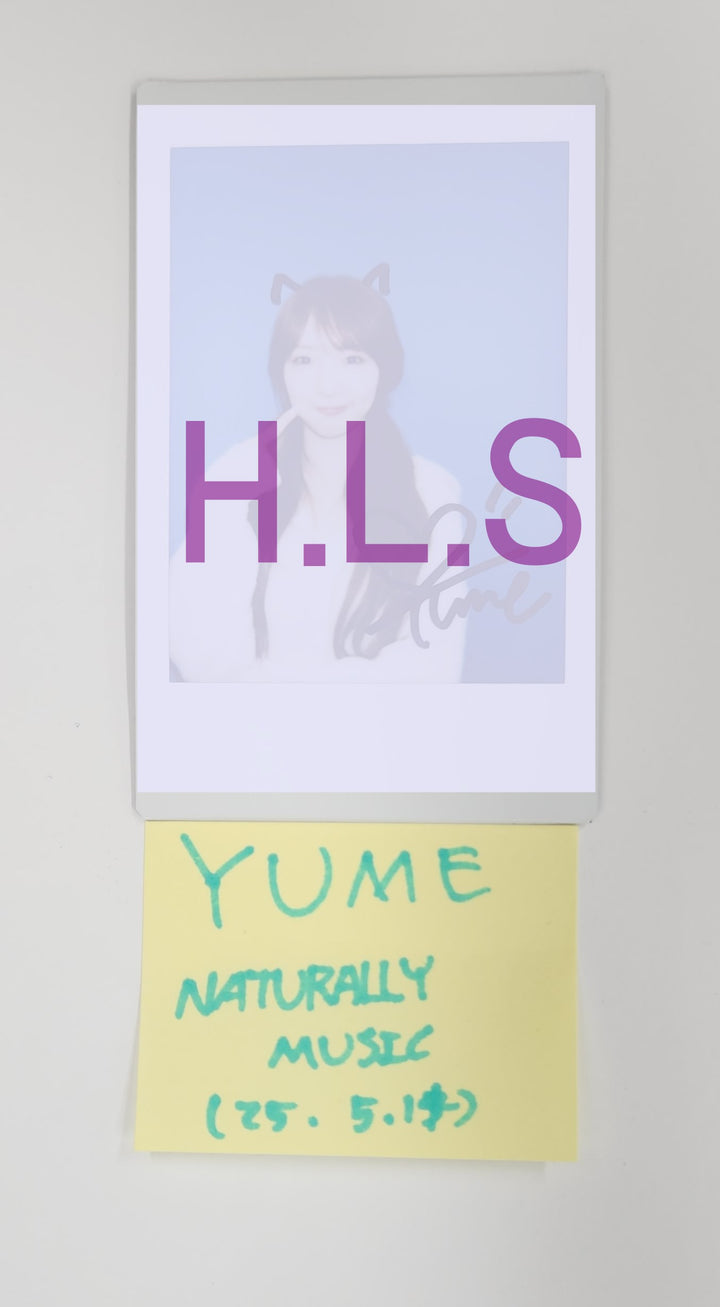 YUME (Of LOVEONE) "Drama Queen" - Hand Autographed(Signed) Polaroid [25.5.14]
