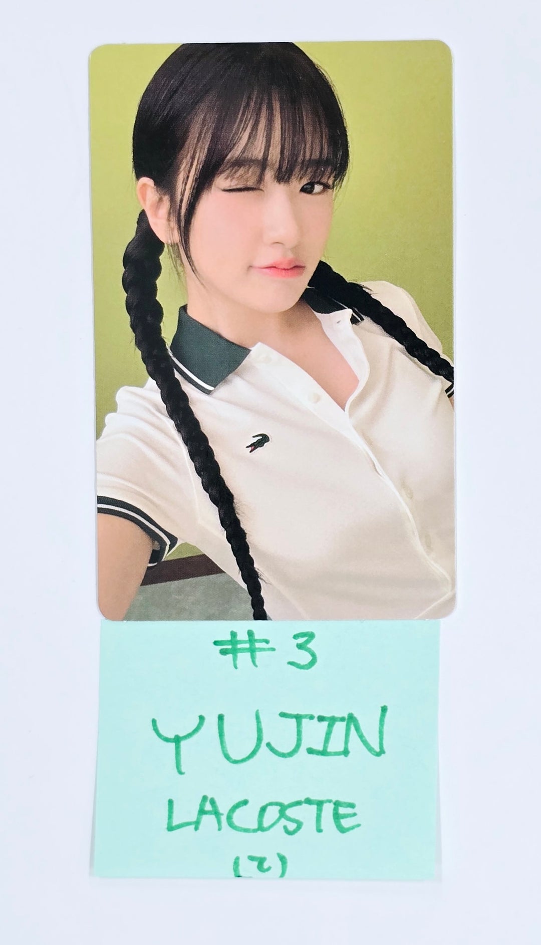 YUJIN (Of IVE) - LACOSTE Event Photocard [25.5.28]
