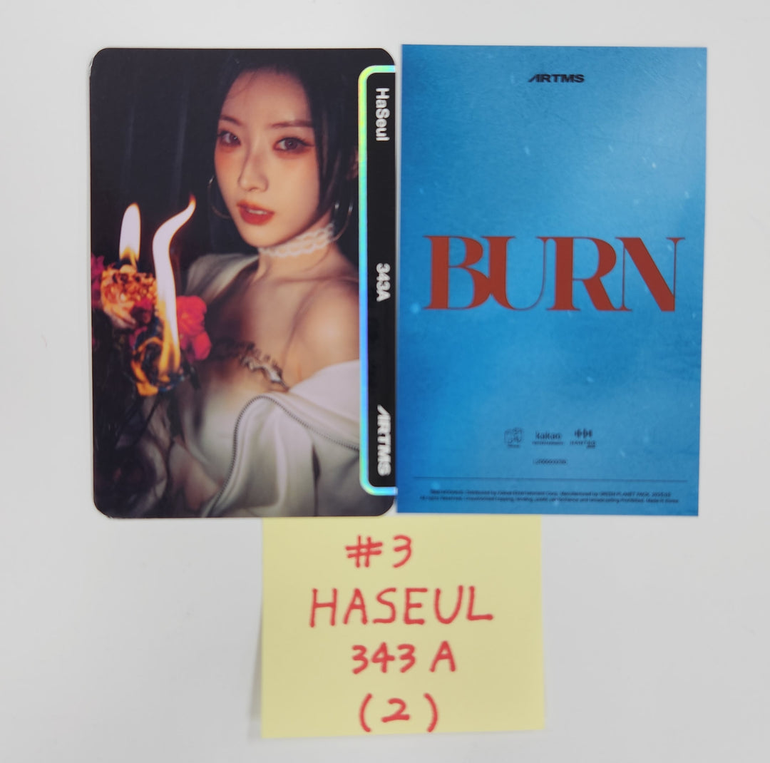 Artms "BURN" Objekt Music Album ver. - Official Photocard [25.5.16]