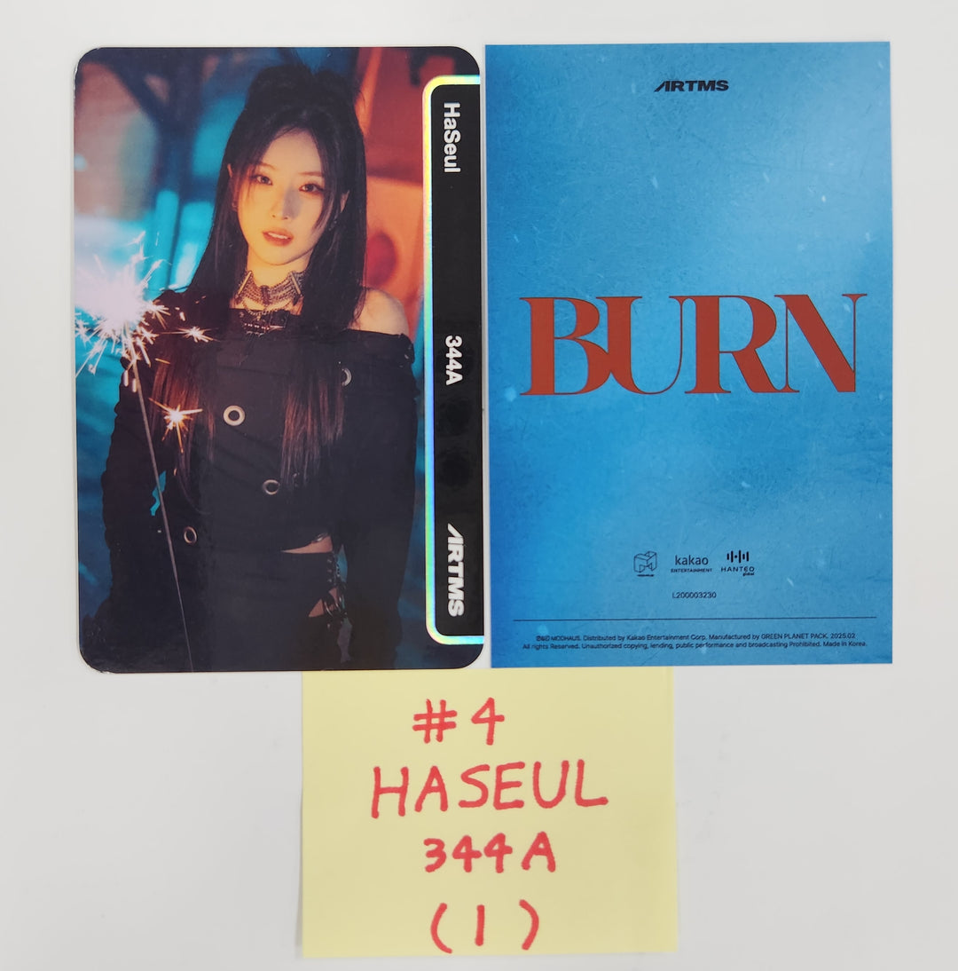 Artms "BURN" Objekt Music Album ver. - Official Photocard [25.5.16]