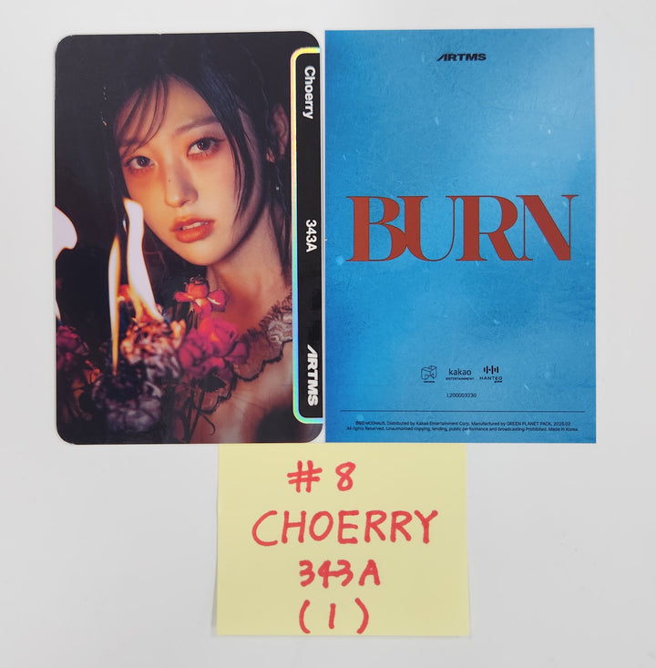 Artms "BURN" Objekt Music Album ver. - Official Photocard [25.5.16]
