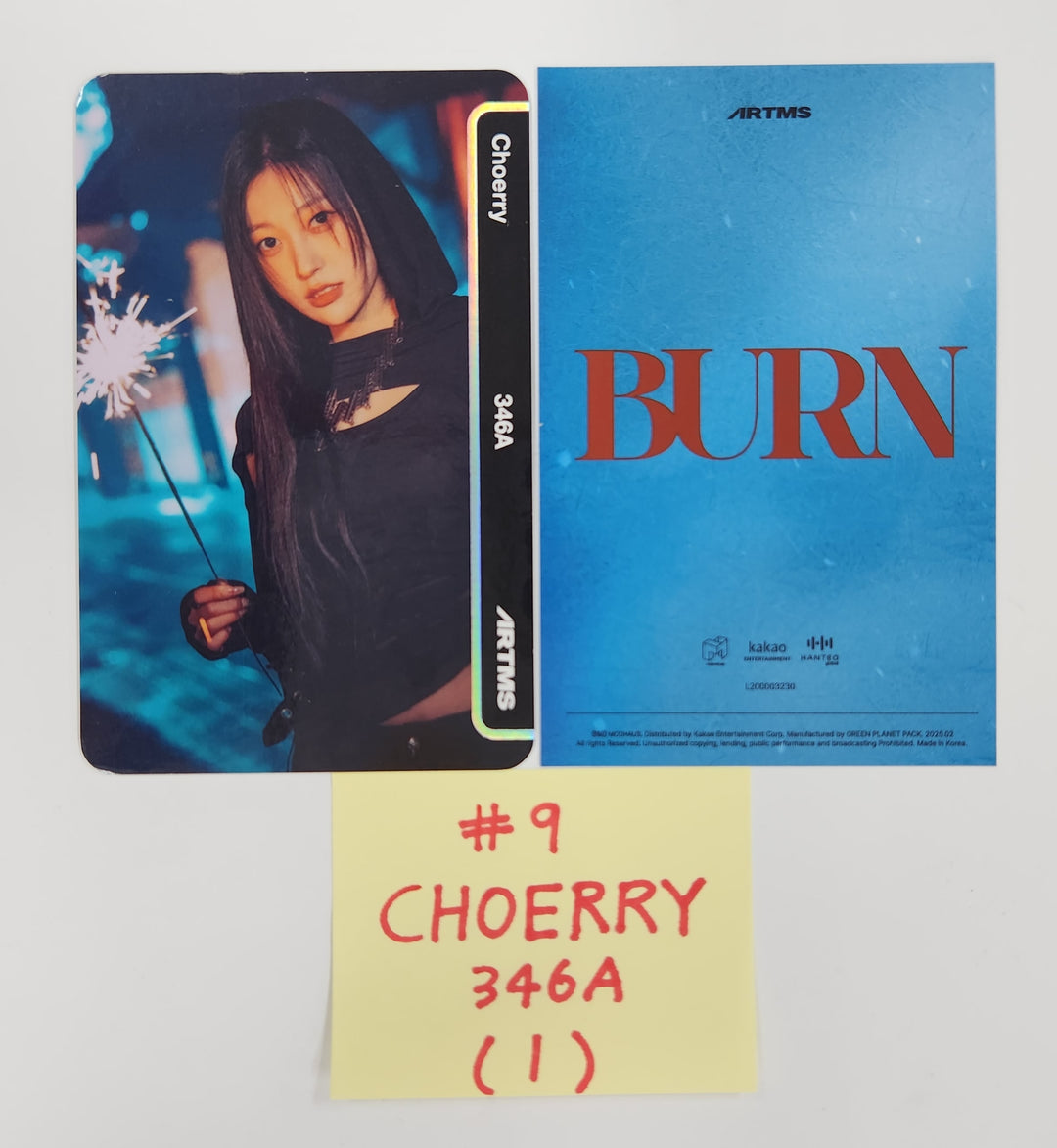 Artms "BURN" Objekt Music Album ver. - Official Photocard [25.5.16]