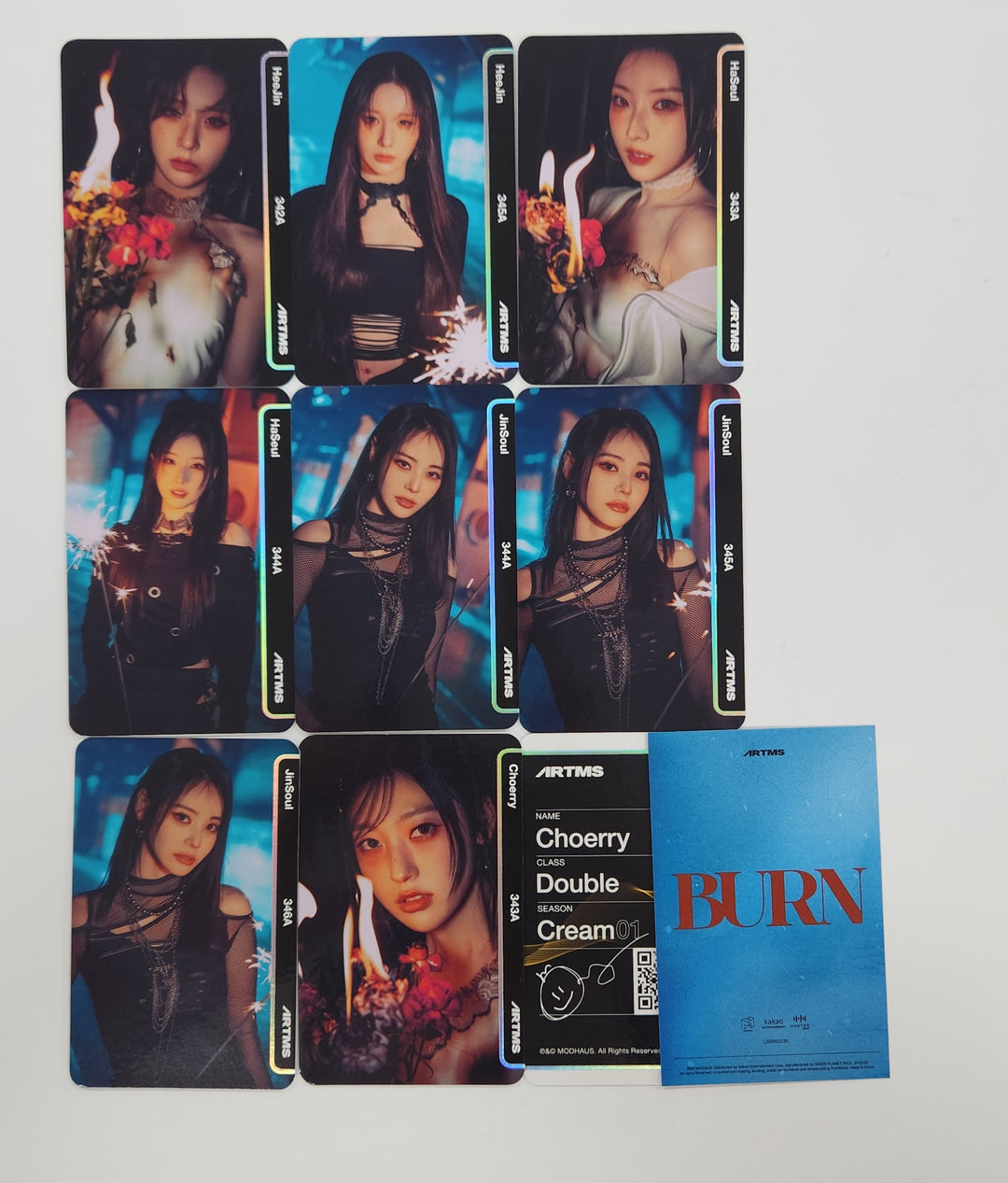 Artms "BURN" Objekt Music Album ver. - Official Photocard [25.5.16]
