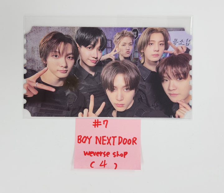 BOYNEXTDOOR "No Genre" - Weverse Pre-Order Benefit Photocard [25.5.16]