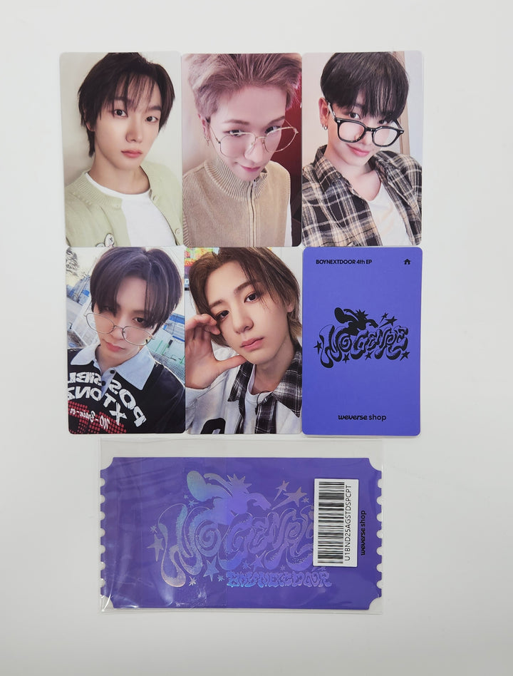 BOYNEXTDOOR "No Genre" - Weverse Pre-Order Benefit Photocard [25.5.16]
