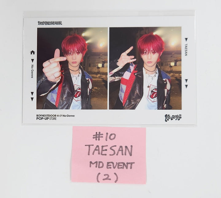BOYNEXTDOOR "No Genre" - Pop-UP Store MD Event Photocard, 2-Cut Photo [25.5.16]