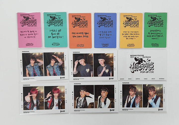 BOYNEXTDOOR "No Genre" - Pop-UP Store MD Event Photocard, 2-Cut Photo [25.5.16]