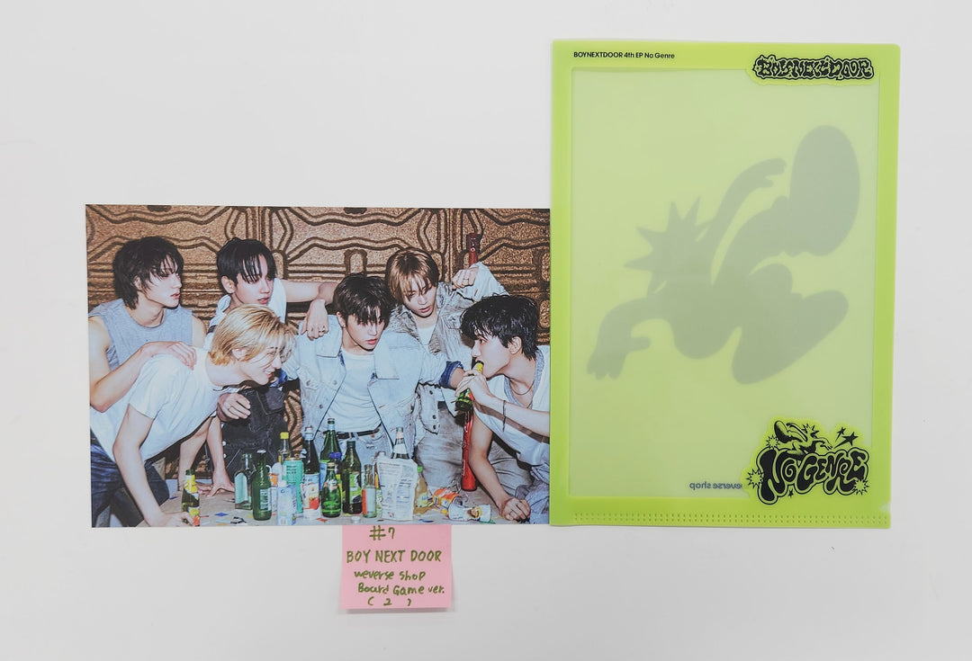 BOYNEXTDOOR "No Genre" - Weverse Pre-Order Benefit Photocard (Board Game Ver.) [25.5.16]