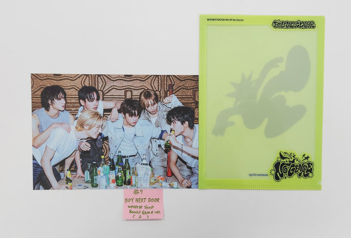 BOYNEXTDOOR "No Genre" - Weverse Pre-Order Benefit Photocard (Board Game Ver.) [25.5.16]