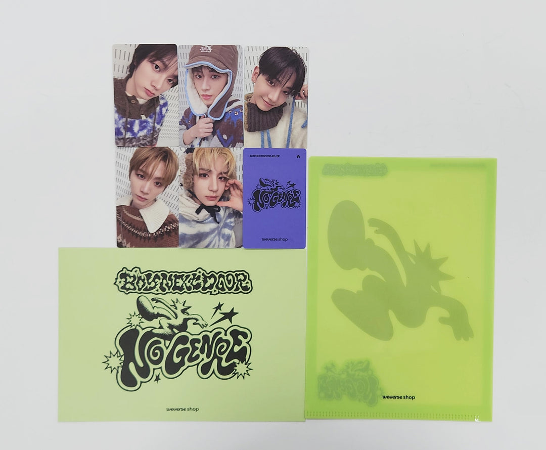 BOYNEXTDOOR "No Genre" - Weverse Pre-Order Benefit Photocard (Board Game Ver.) [25.5.16]