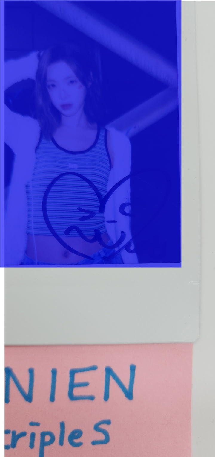 NIEN (Of TripleS) Object Music Album - Hand Autographed(Signed) Polaroid [25.5.16]