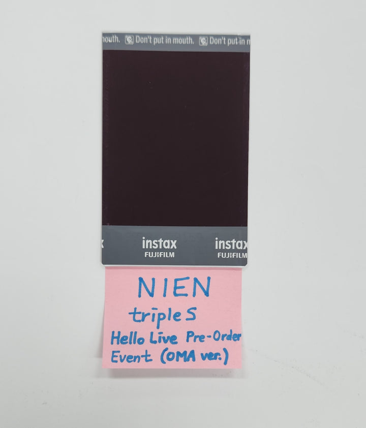 NIEN (Of TripleS) Object Music Album - Hand Autographed(Signed) Polaroid [25.5.16]