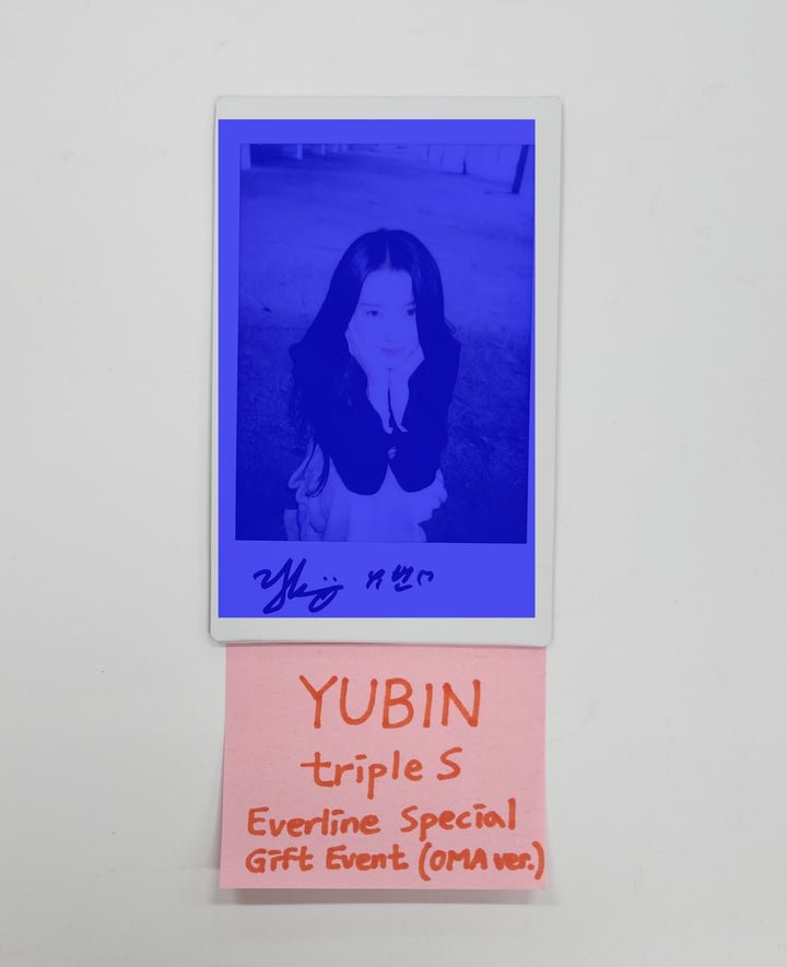 YBIN (Of TripleS) Object Music Album - Hand Autographed(Signed) Polaroid [25.5.16]