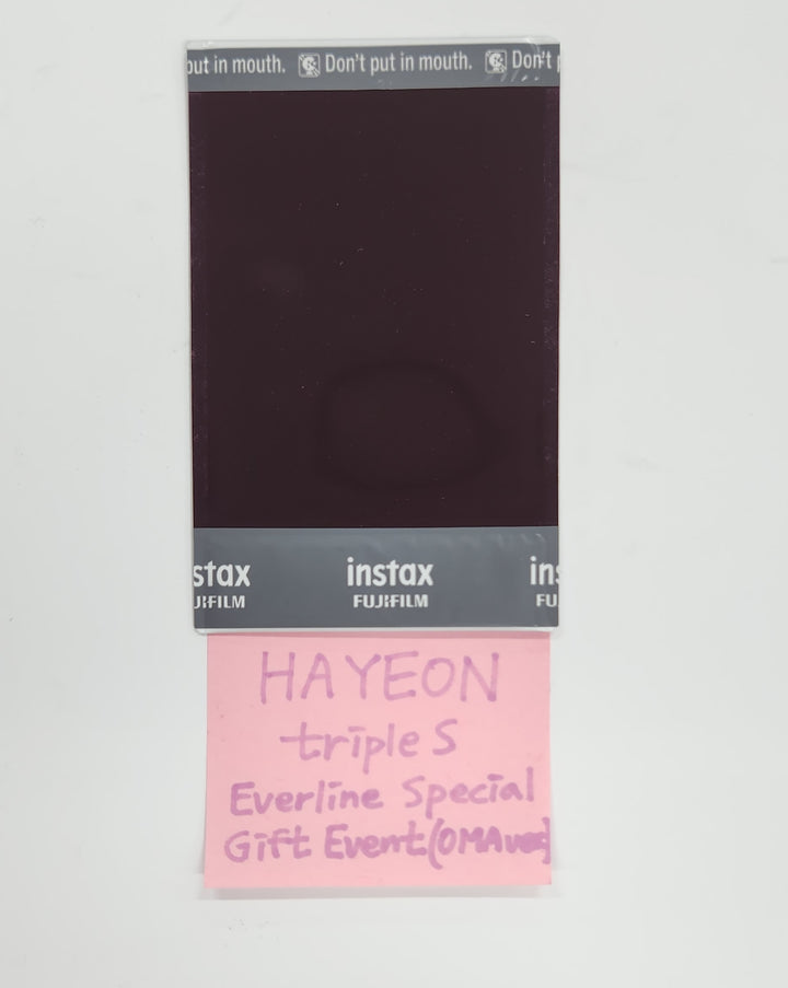 Hayeon (Of TripleS) Object Music Album - Hand Autographed(Signed) Polaroid [25.5.16]