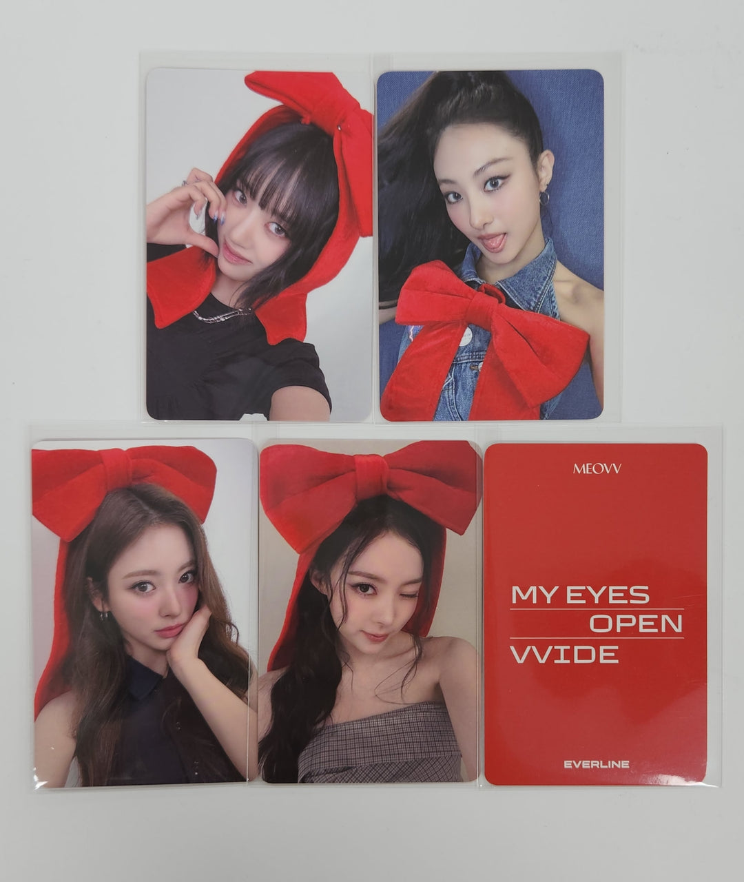 MEOVV "MY EYES OPEN VVIDE" -  Everline Lucky Draw Event Photocard [25.5.16]