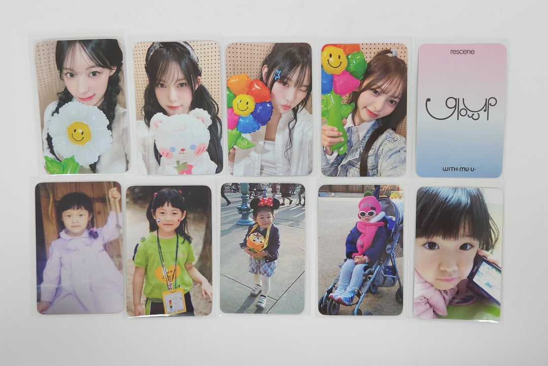 RESCENE "Glow Up" - Withmuu Fansign Event Photocard Round 3 [QR Ver.] [25.5.19]