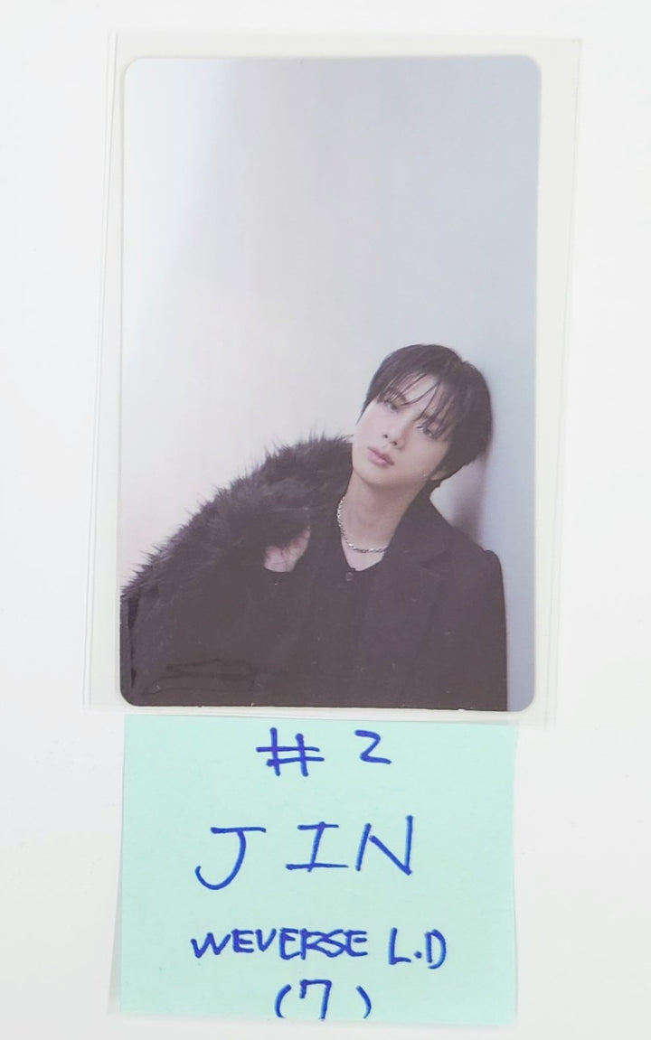 JIN (Of BTS) "Echo" - Weverse Shop Lucky Draw Event Photocard [25.5.19]