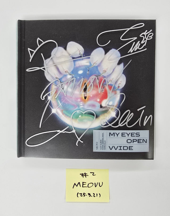 MEOVV "MY EYES OPEN VVIDE" - Hand Autographed(Signed) Promo Album [25.5.21]