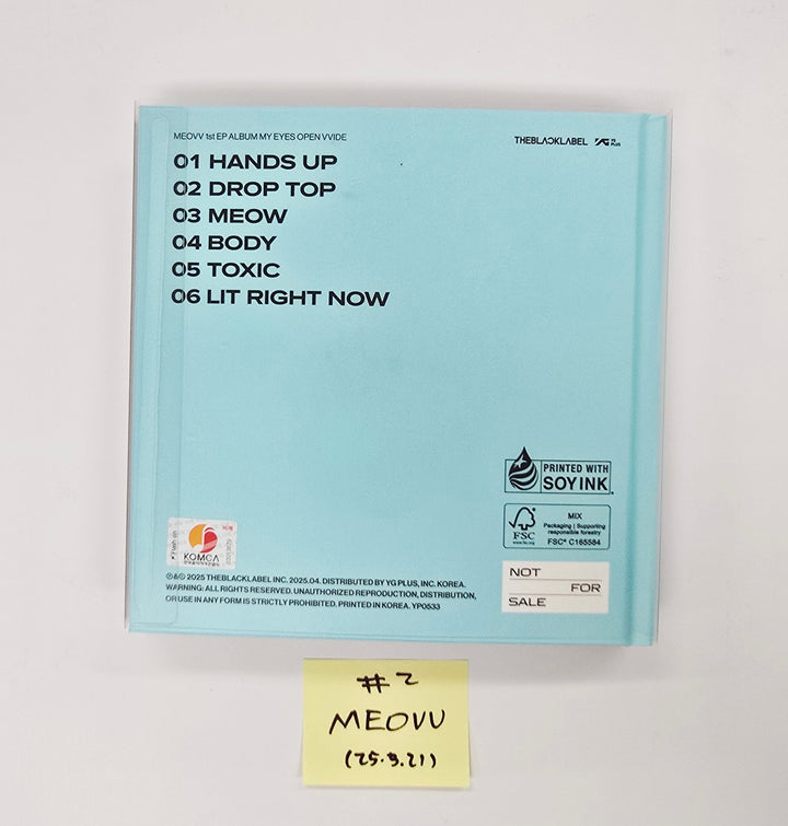 MEOVV "MY EYES OPEN VVIDE" - Hand Autographed(Signed) Promo Album [25.5.21]