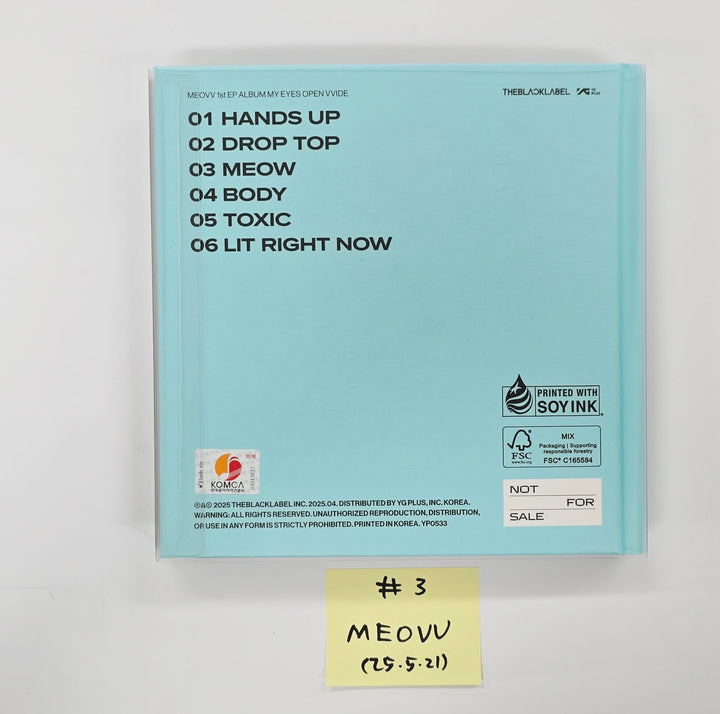 MEOVV "MY EYES OPEN VVIDE" - Hand Autographed(Signed) Promo Album [25.5.21]