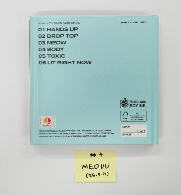 MEOVV "MY EYES OPEN VVIDE" - Hand Autographed(Signed) Promo Album [25.5.21]
