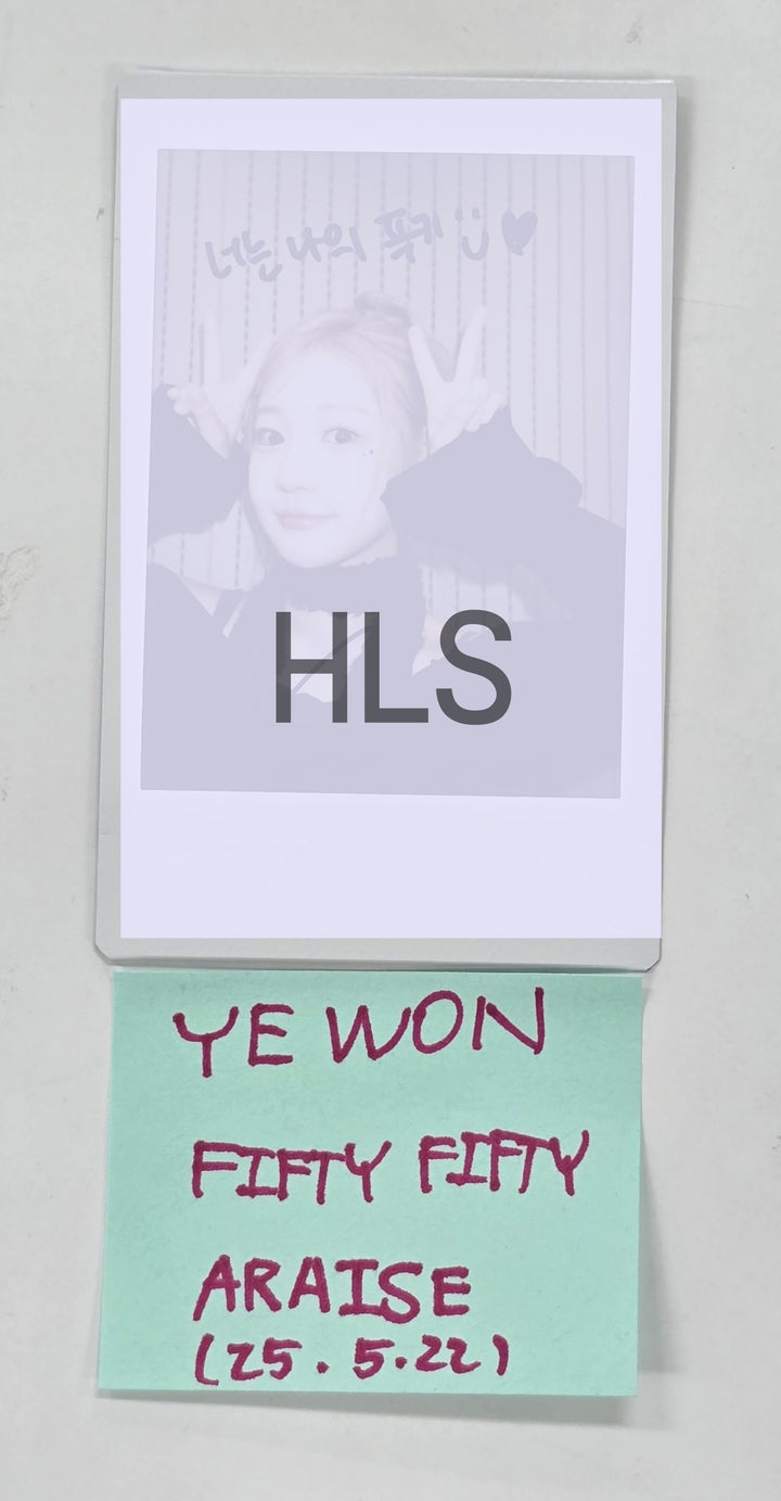 Yewon (Of FIFTY FIFTY) "Day & Night" - Hand Autographed(Signed) Polaroid [25.5.22]