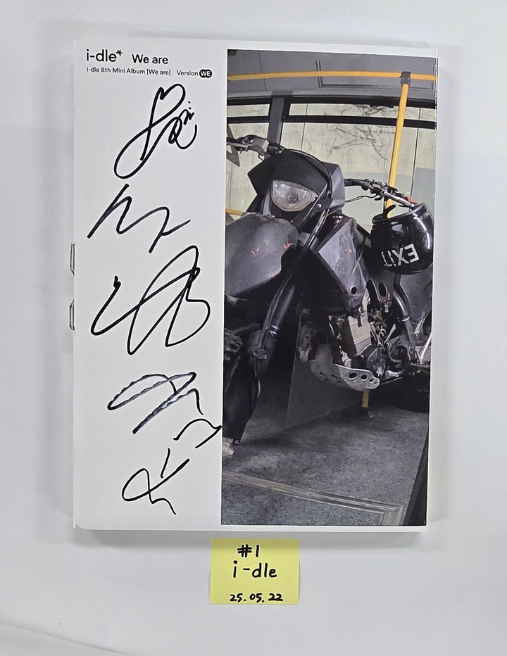 I-DLE "We are" - Hand Autograhped(Signed) Promo Album [25.5.22]