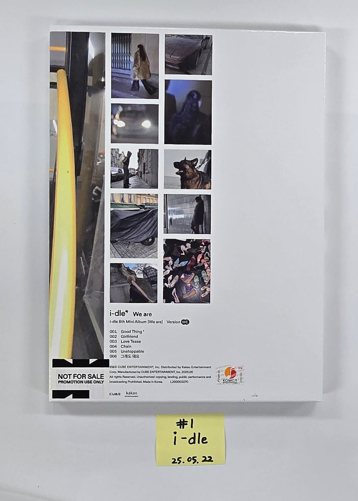 I-DLE "We are" - Hand Autograhped(Signed) Promo Album [25.5.22]