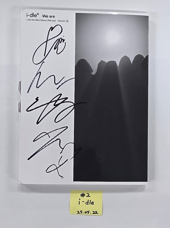 I-DLE "We are" - Hand Autograhped(Signed) Promo Album [25.5.22]