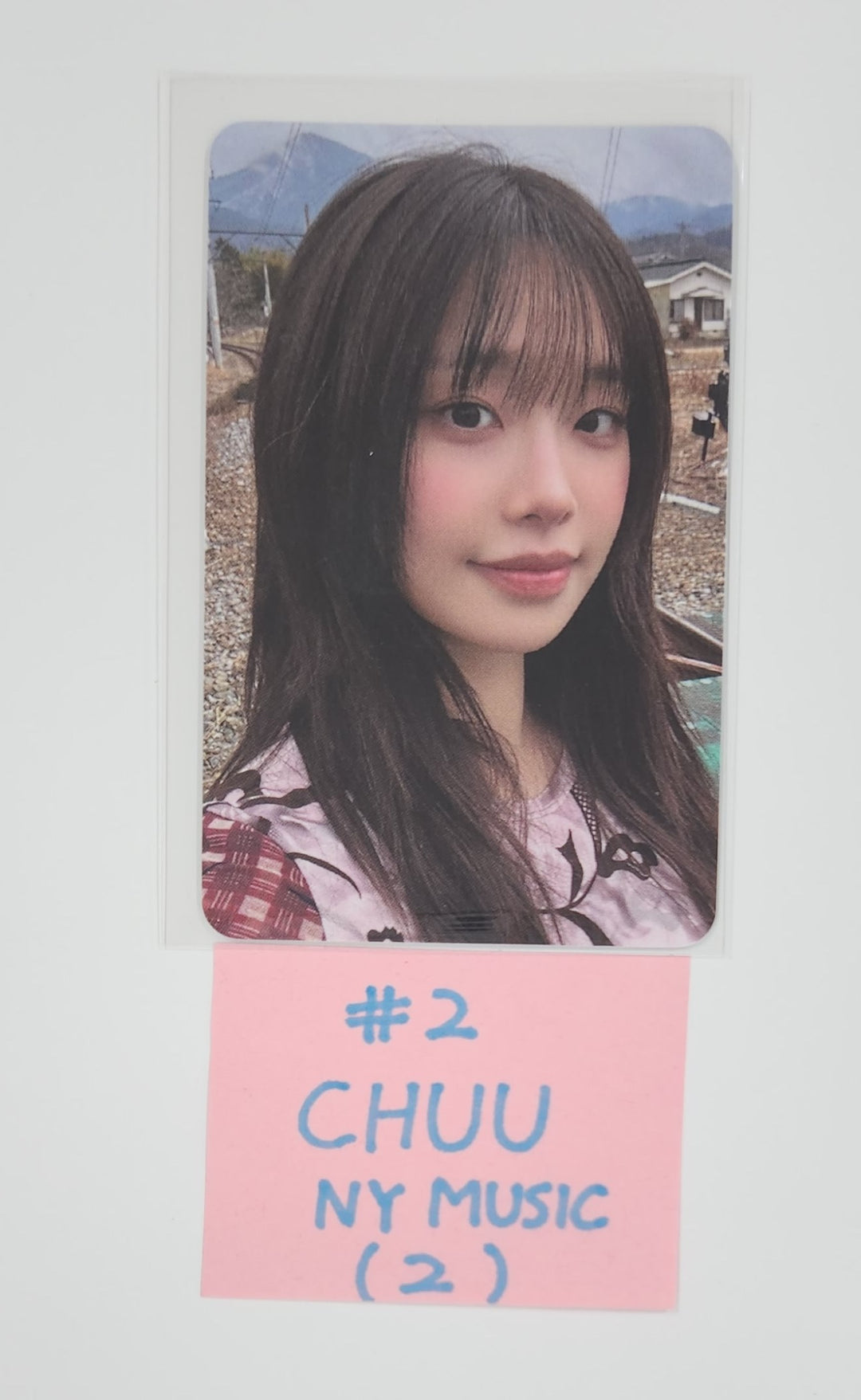 CHUU "Only cry in the rain" - NY Music Fansign Event Photocard [25.5.26]