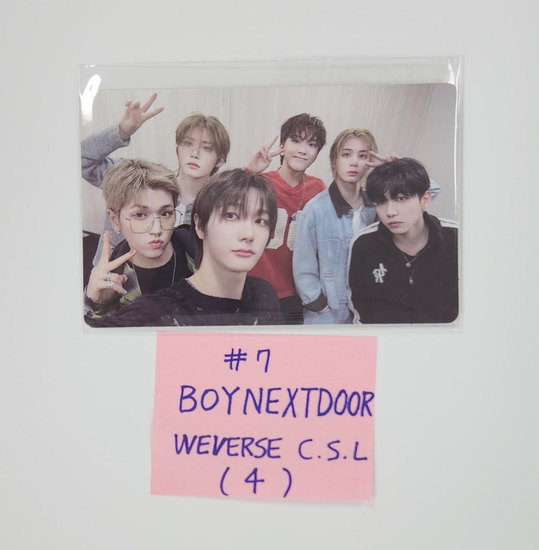 BOYNEXTDOOR "No Genre" - Weverse Shop (Show case live) Event Photocard [25.5.26]